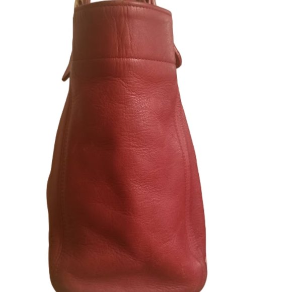 💎EUC💎 | Gorgeous 🟥🔴🟥RARE Red🟥🔴🟥 | Vintage Coach 4157 Bag | Waverly Tote - Picture 8 of 16